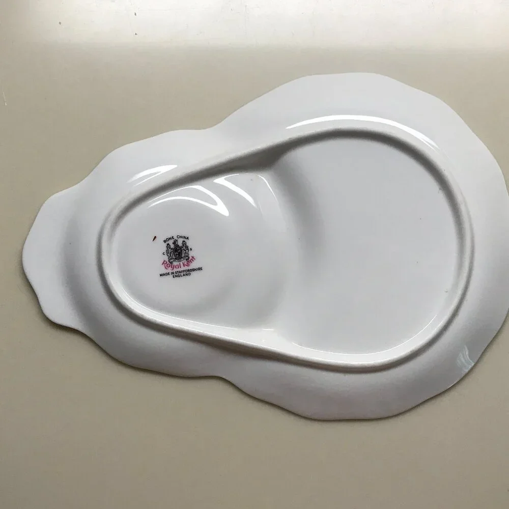 Royal Kent Fine Bone China Snack Plate – Staffordshire, England - Picture 2 of 7